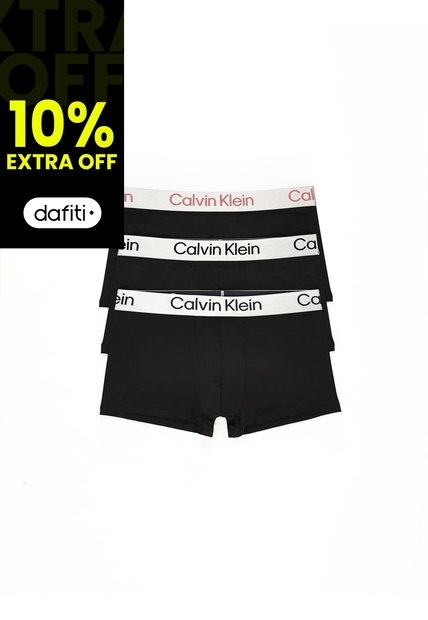 Pack Negro De 3 Bóxers Ajustados - Micro Stretch Calvin Klein