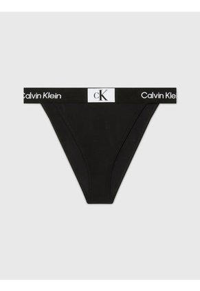 Parte Negro De Abajo De Bikini De Talle Alto - CK96 Calvin Klein
