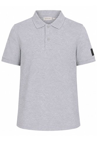 Polo Gris Con Insignia Calvin Klein Calvin Klein