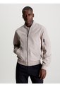 Chaqueta Beige Bomber De Nailon De Algodón Calvin Klein de Calvin Klein