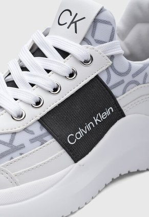 Tenis Lifestyle Calvin Klein Blanco