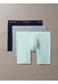 Pack Multicolor De 3 Boxers Sueltos Largos - Icon Cotton Stretch Calvin Klein de Calvin Klein