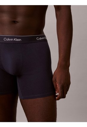 Pack Multicolor De 3 Boxers Sueltos Largos - Icon Cotton Stretch Calvin Klein