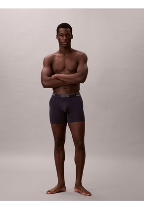 Pack Multicolor De 3 Boxers Sueltos Largos - Icon Cotton Stretch Calvin Klein