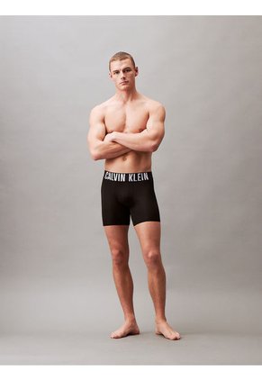 Pack De 3 Boxer Negro En Microfibra - Intense Power Calvin Klein