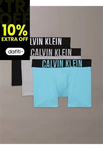 Pack Multicolor De 3 Bóxers Largos - Intense Power Calvin Klein Calvin Klein
