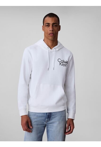 Buzo Blanco Con Capota Calvin Klein