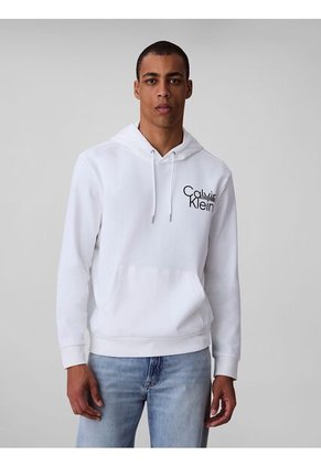 Buzo Blanco Con Capota Calvin Klein