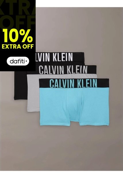 Pack Multicolor De 3 Bóxers Ajustados - Intense Power Calvin Klein