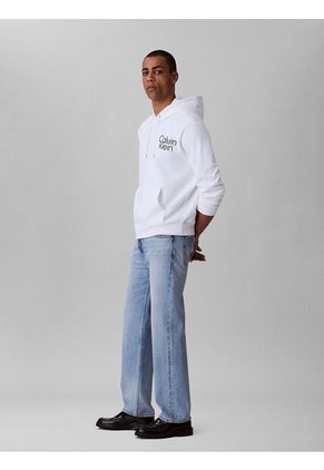 Buzo Blanco Con Capota Calvin Klein