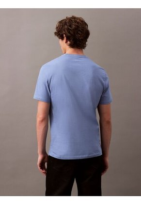 Camiseta Azul Tonal Graphic Crewneck Calvin Klein