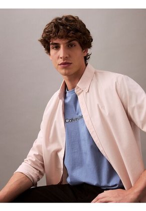 Camiseta Azul Tonal Graphic Crewneck Calvin Klein