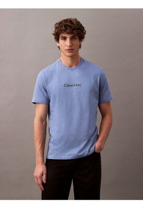 Camiseta Azul Tonal Graphic Crewneck Calvin Klein