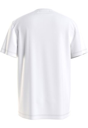Camiseta Blanca Con Estampado De Ondas Para Niños Calvin Klein