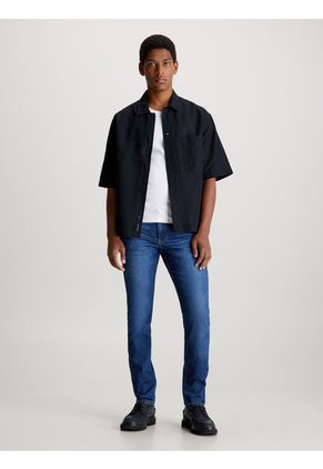 Jeans Slim Azul Tapered Para Hombre Calvin Klein