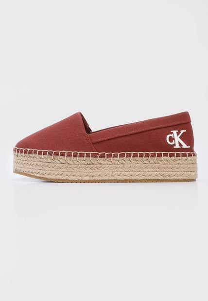 Alpargata Terracota-Café-Blanco Calvin Klein Jeans