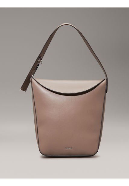 Bolso Gris Saco Soft Sculp Calvin Klein