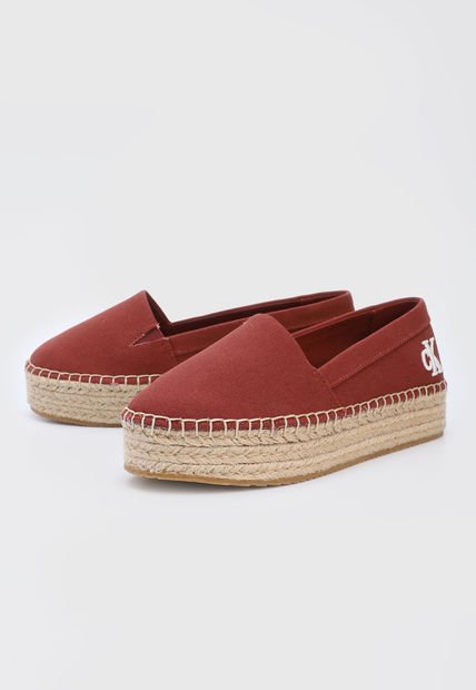 Alpargata Terracota-Café-Blanco Calvin Klein Jeans
