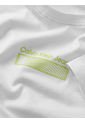 Camiseta Blanca Con Estampado De Ondas Para Niños Calvin Klein de Calvin Klein