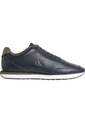 Tenis Azul Oscuro Retro Runner En Cuero Calvin Klein de Calvin Klein