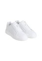 Tenis Blanco Con Suela Gruesa Y Estampado De Monograma En Relieve Calvin Klein de Calvin Klein
