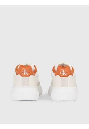 Tenis Casuales De Cuero Mujer Blanco Calvin Klein