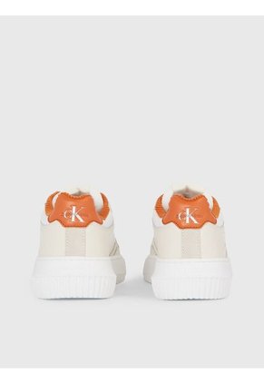 Tenis Casuales De Cuero Mujer Blanco Calvin Klein