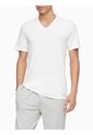 Paquete De 3 Camisetas Blancas Slim Con Cuello V Calvin Klein de Calvin Klein