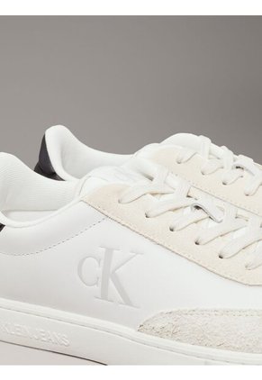 Tenis Blanco Classic De Cuero Calvin Klein