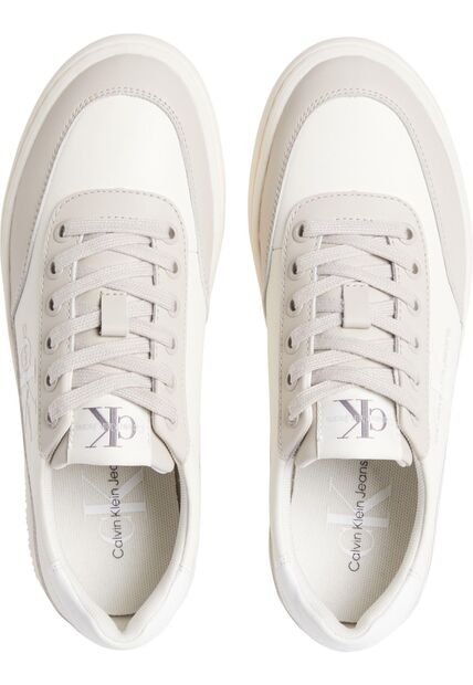 Tenis Blanco Classic De Cuero Calvin Klein