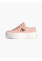 Tenis Rosado De Lona Reciclada Con Plataforma Calvin Klein de Calvin Klein