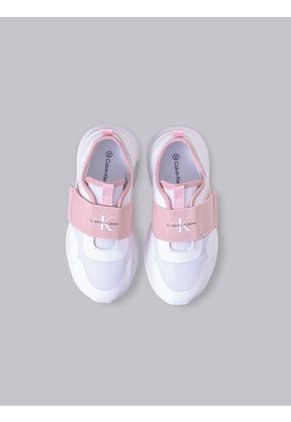 Tenis Blanco Niña Con Velcro Calvin Klein