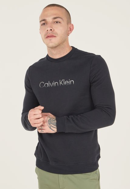 Buzo Negro-Plateado Calvin Klein
