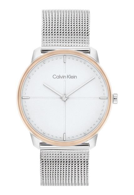 Reloj Unisex Plateado Ck Expressive Hombre,Mujer Hombre,Mujer Plateado Calvin Klein