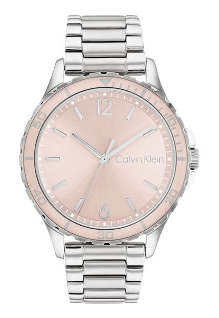 Reloj Mujer Plateado Lively Mujer Plateado Calvin Klein