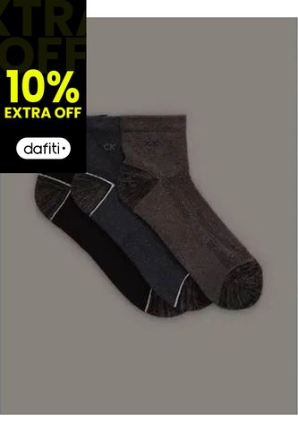Pack Negro De 3 Medias Cotton Cushi Calvin Klein Calvin Klein