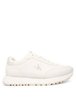 Tenis Blanco Para Niña Deportivos De Corte Bajo Con Cordones Calvin Klein