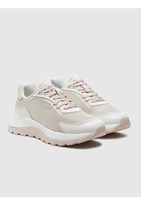 Tenis Gris Runner Lace Up Mesh Calvin Klein