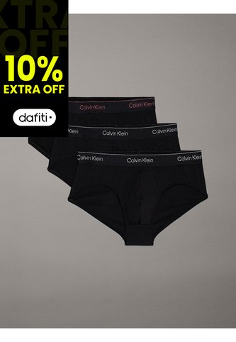 Pack Negro De 3 Slip - Modern Cotton Calvin Klein Calvin Klein