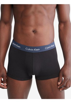 Pack Negro De 3 Boxer Trunk - Cotton Stretch Calvin Klein