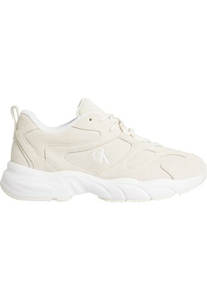 Tenis Blanco Retro De Gamuza Calvin Klein