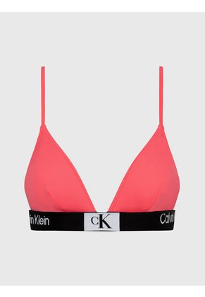 Parte Rosado De Arriba De Bikini De Triángulo - CK96 Calvin Klein