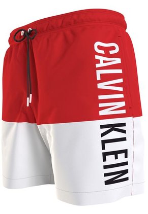 Bermuda De Baño De Largo Medio Con Cordón - Intense Power Calvin Klein