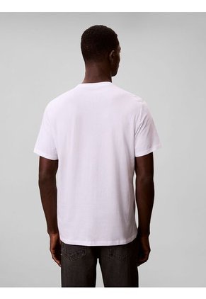 Camiseta Blanca Con Estampado Gráfico De Logo En Estilo Bold Calvin Klein