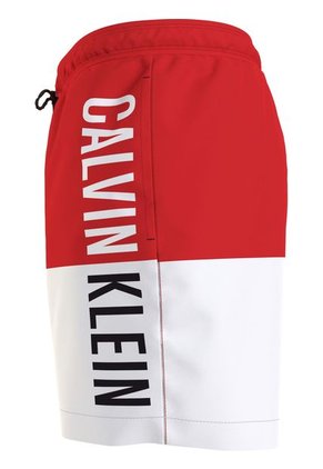 Bermuda De Baño De Largo Medio Con Cordón - Intense Power Calvin Klein