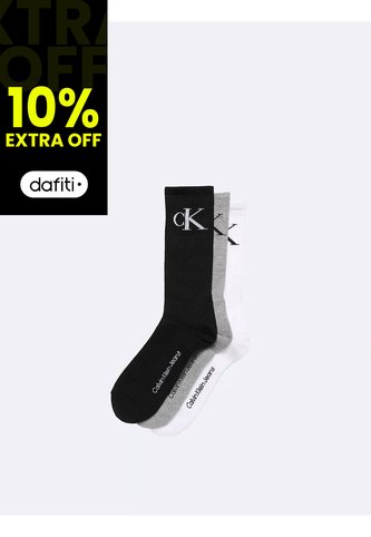 Pack Negro De 3 Medias Largas Archive Calvin Klein Calvin Klein