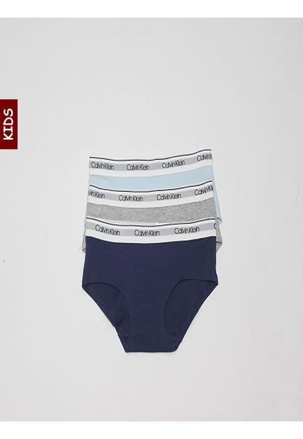 Panti 3 Piezas Niña Calvin Klein