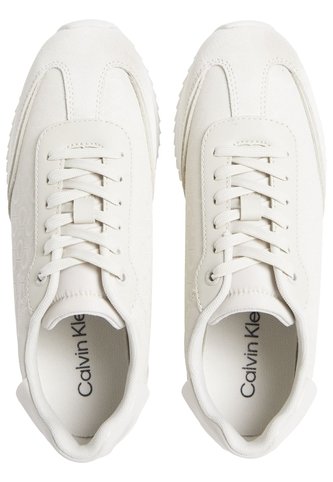 Tenis Blanco Deportivos Runner Con Monograma Calvin Klein Calvin Klein