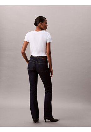 Jeans Rojo Skinny Para Botas Con Lavado Clásico Calvin Klein