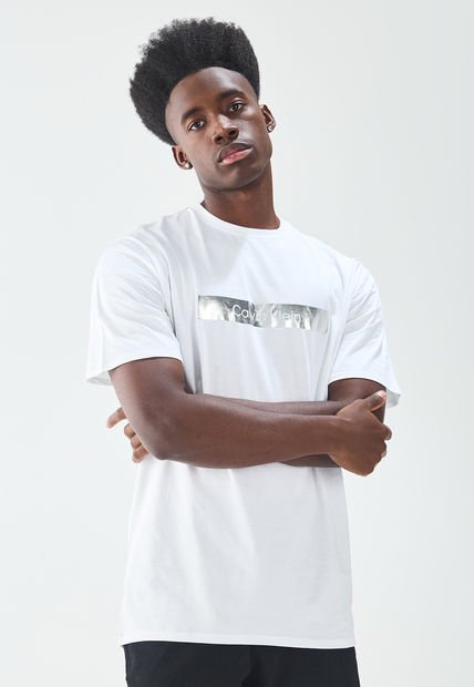 Camiseta Blanco-Negro Calvin Klein